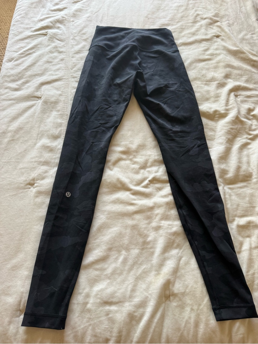 lululemon athletica Kids Black Camouflage High-Waist Leggings